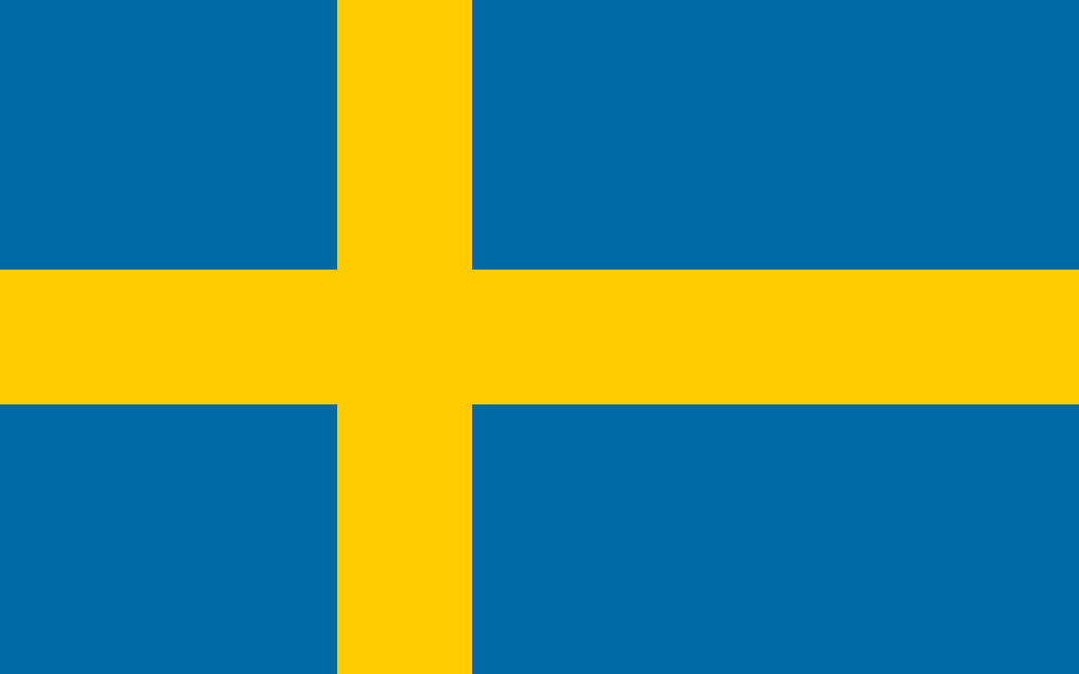 what does the swedish flag look like